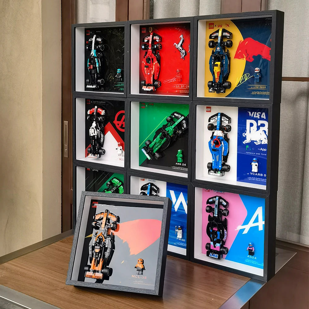 LEGO F1 Car Display Frame – Wall Mount for Home & Office 🏠