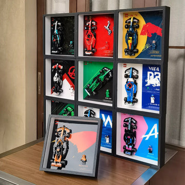 LEGO F1 Car Display Frame – Wall Mount for Home & Office 🏠